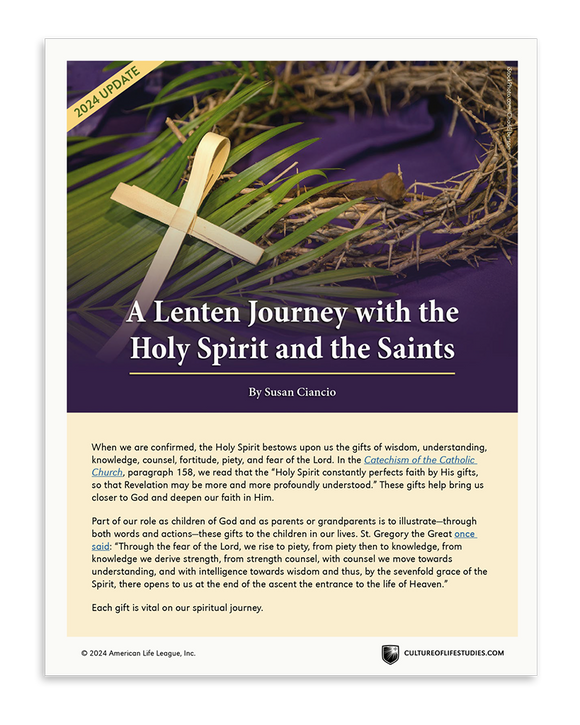 A Lenten Journey with the Holy Spirit and the Saints (Download)