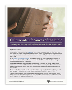 Culture-of-Life Voices of the Bible: 40 Days of Stories and Reflections for the Entire Family (Download)