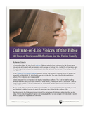 Culture-of-Life Voices of the Bible: 40 Days of Stories and Reflections for the Entire Family (Download)