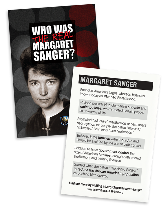 Who Was the Real Margaret Sanger? drop card packs