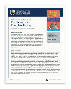 Book Discussion Guide: Charlie and the Chocolate Factory by Roald Dahl (FREE Download)