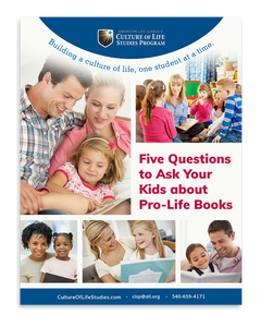 Five Questions to Ask Your Kids about Pro-Life Books (FREE Download)