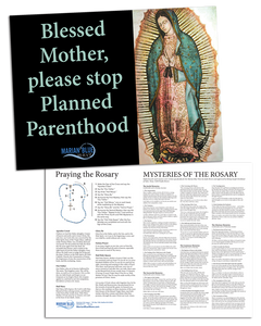 Our Lady of Guadalupe, MBW Sign