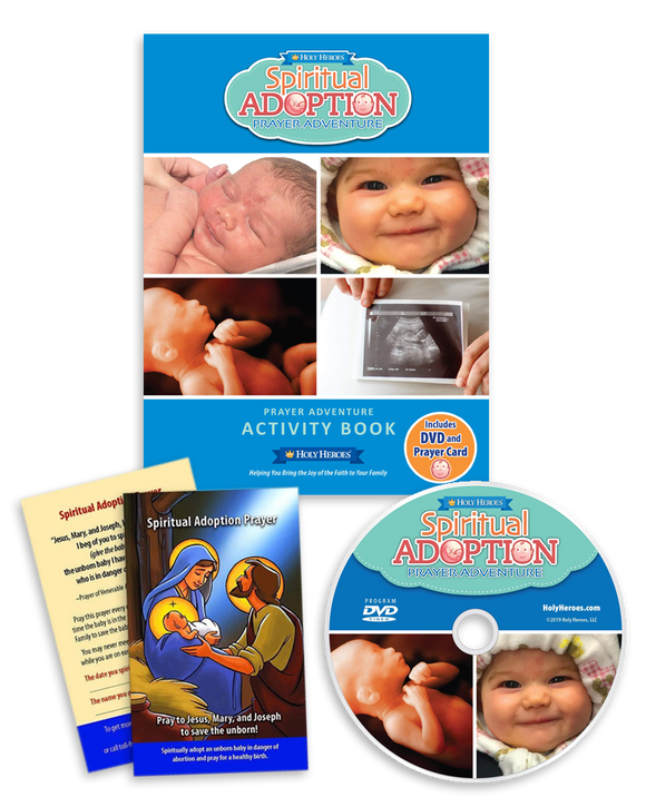 Spiritual Rescue Holy Heroes Spiritual Adoption Set – American Life League